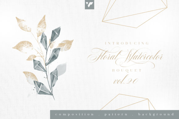Discover the Beauty of Floral Watercolor Bouquet Vol20