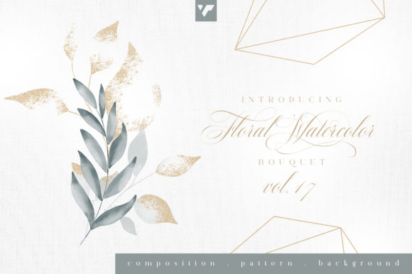 Discover the Elegance of Floral Watercolor Bouquet Vol17