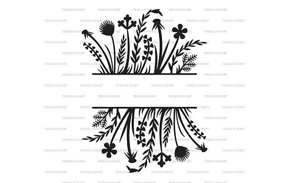 Enhance Your Designs with Floral Frame or Border
