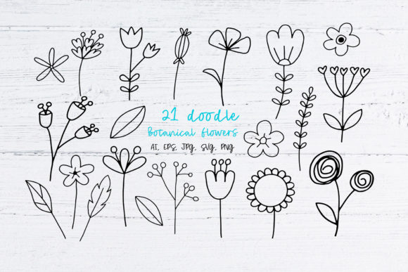 Exploring the Versatility of Hand Drawn Floral Clipart