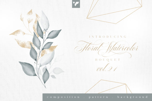 Floral Watercolor Bouquet Vol21: A Strategic Asset for Creative and Professional Projects