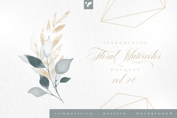 Introducing Floral Watercolor Bouquet Vol26: A Unique Blend of Art and Elegance