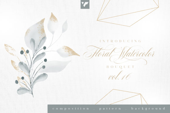 Strategic Use of Floral Watercolor Bouquet Vol16 for Enhanced Creativity and Branding