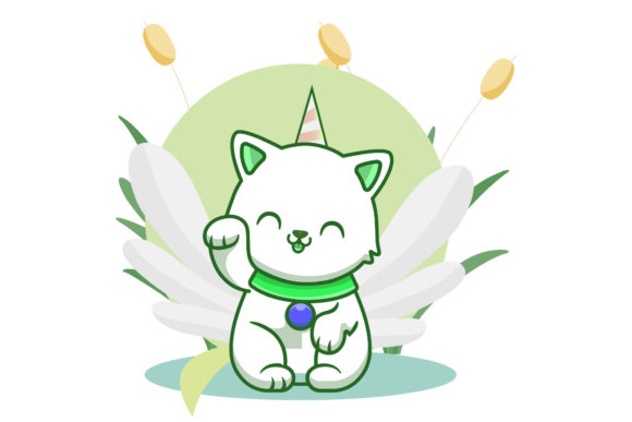 Unleashing Creativity with Unicorn Cats Cute Character Floral