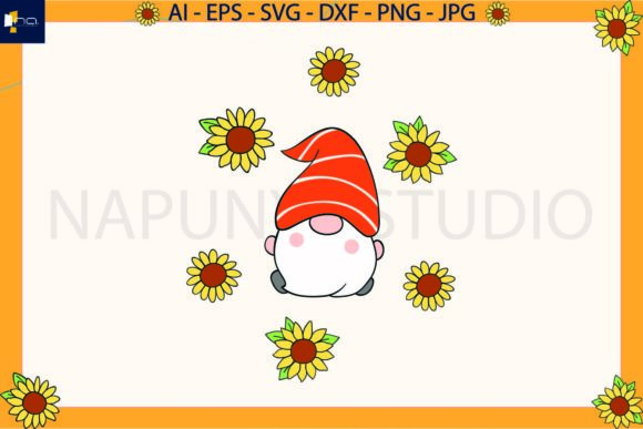 Unlocking Creativity with Gnome Sunflower Floral SVG: A Versatile Design Solution